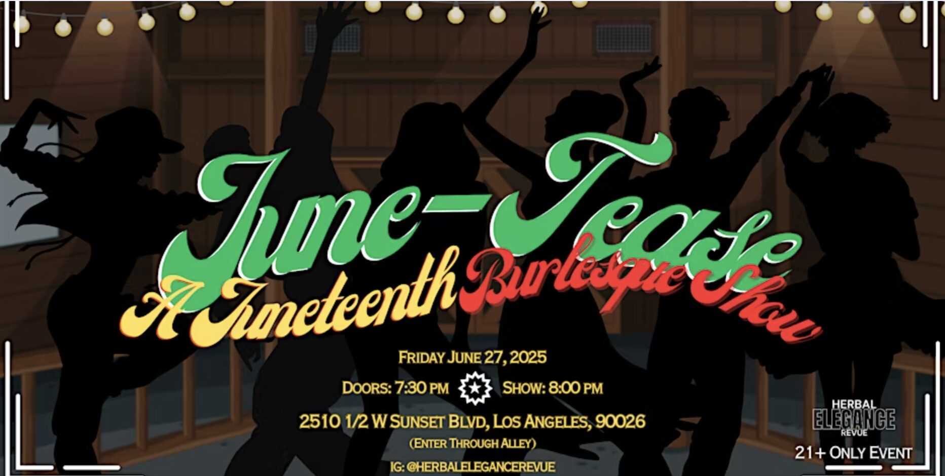 June-Tease: beautiful Black Burlesque & the power of reclamation